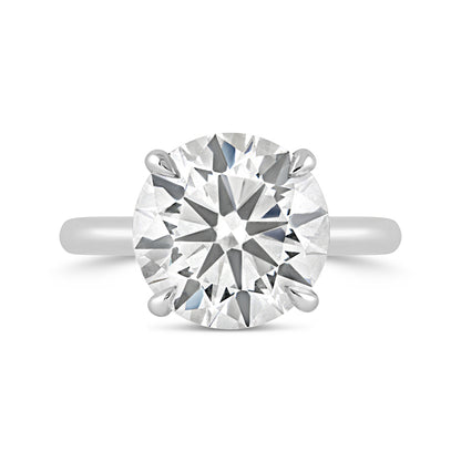 Round Brilliant 4 Claw Solitaire Engagement Ring 4.50ct