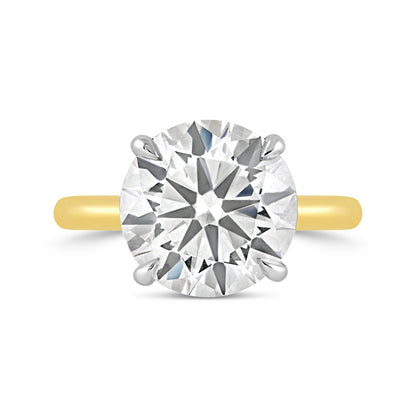 Round Brilliant 4 Claw Solitaire Engagement Ring 4.55ct