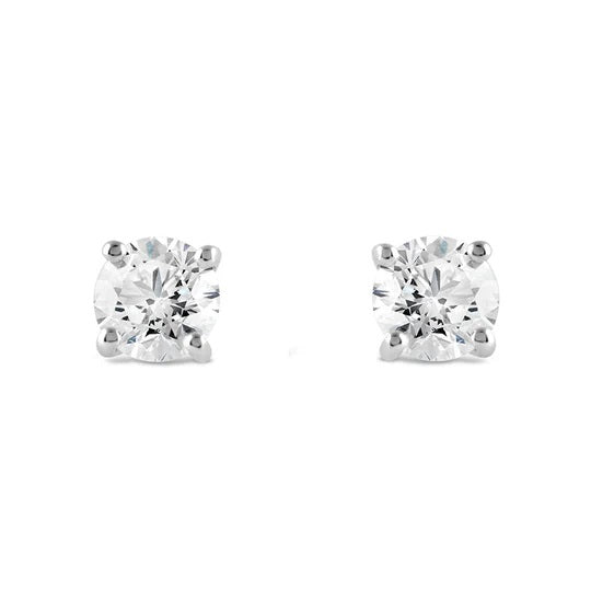 Diamond Solitaire Stud Earrings 1.80ct