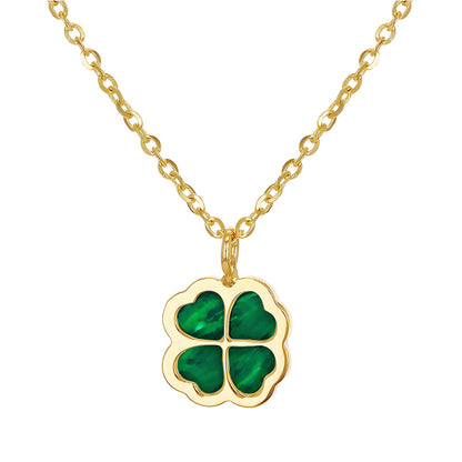 Malachite Clover Pendant