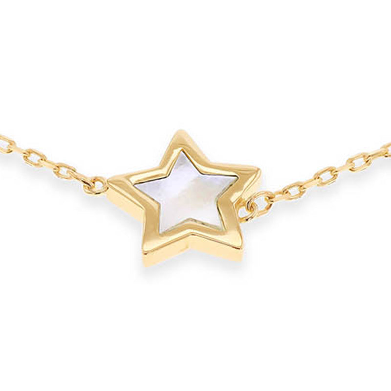 Pearl Star Chain Bracelet