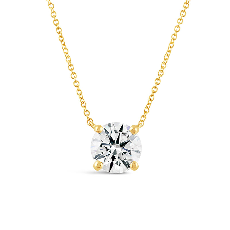 Diamond Solitaire Necklace 2.08ct