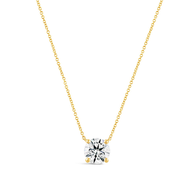 Diamond Solitaire Necklace 2.08ct