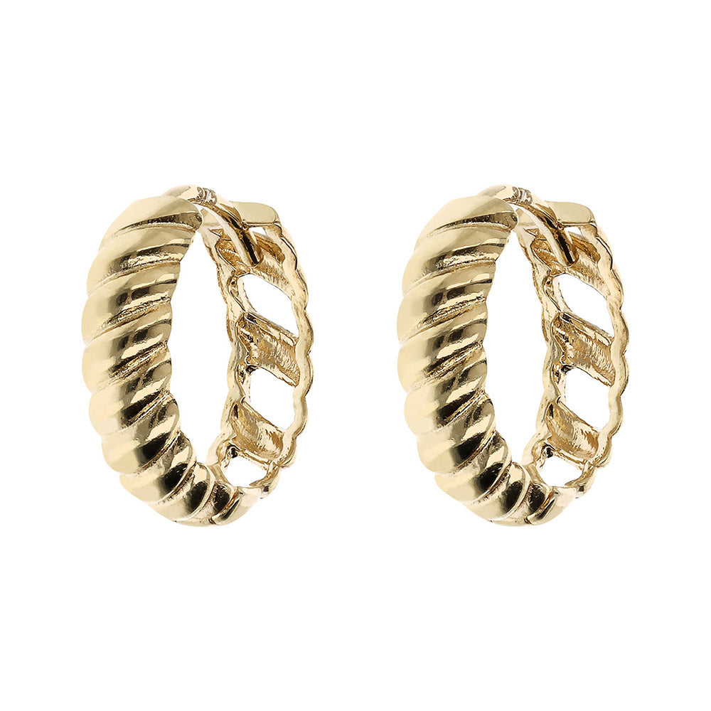 Spiral Hoop Earrings