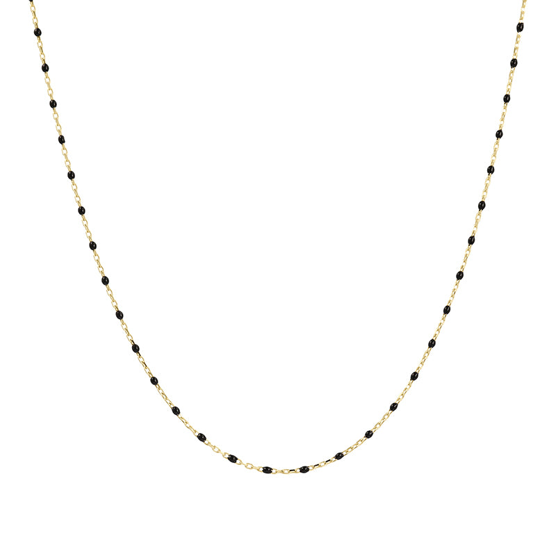 Spinel Bead &amp; Chain Necklace