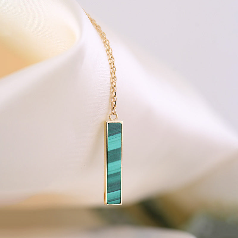 Malachite Bar Pendant