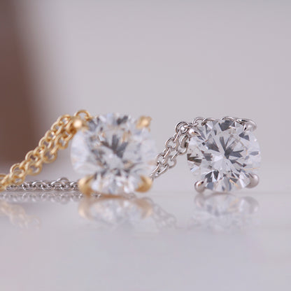 Diamond Solitaire Necklace 1.54ct
