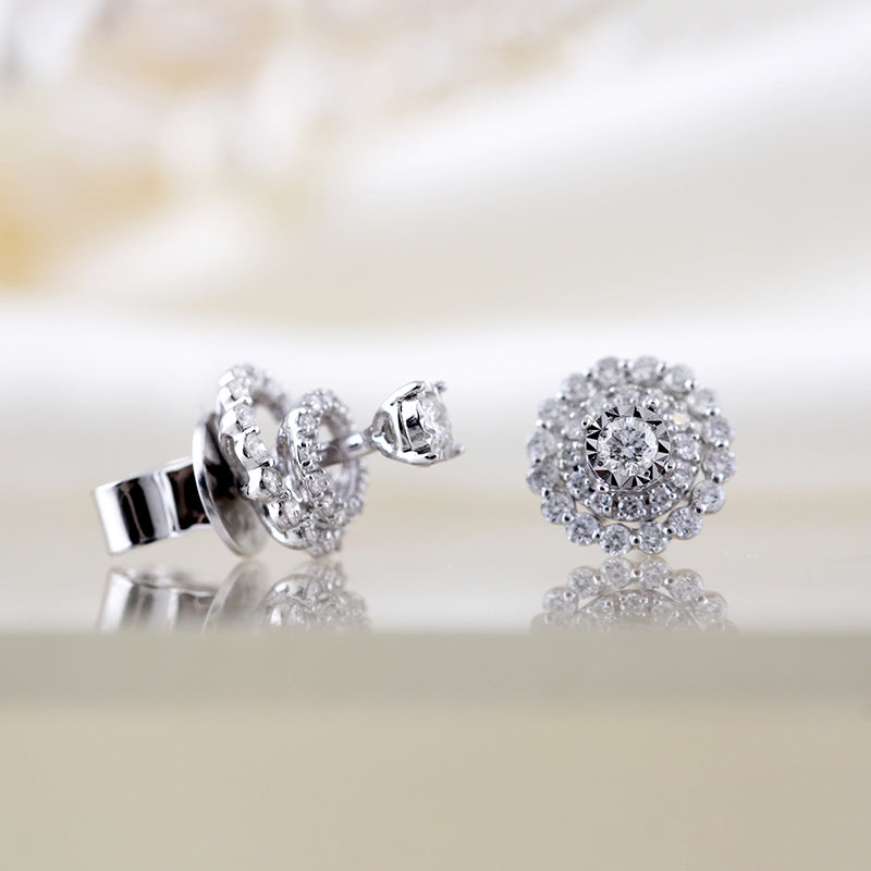 Multi-Wear Diamond Stud Earrings