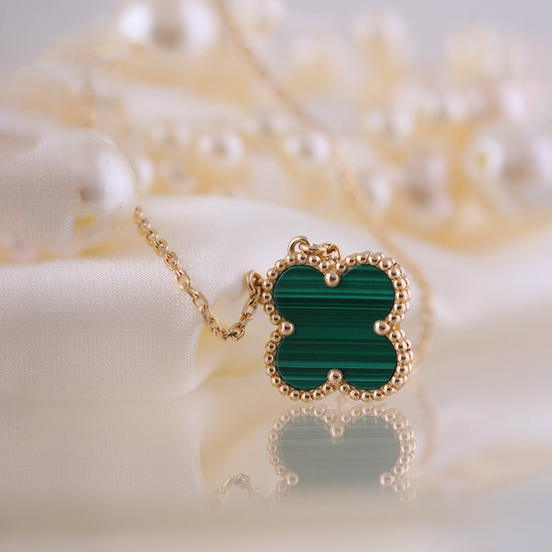 Malachite Quatrefoil Bracelet