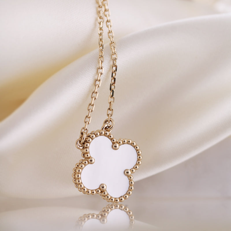 Pearl Quatrefoil Necklace