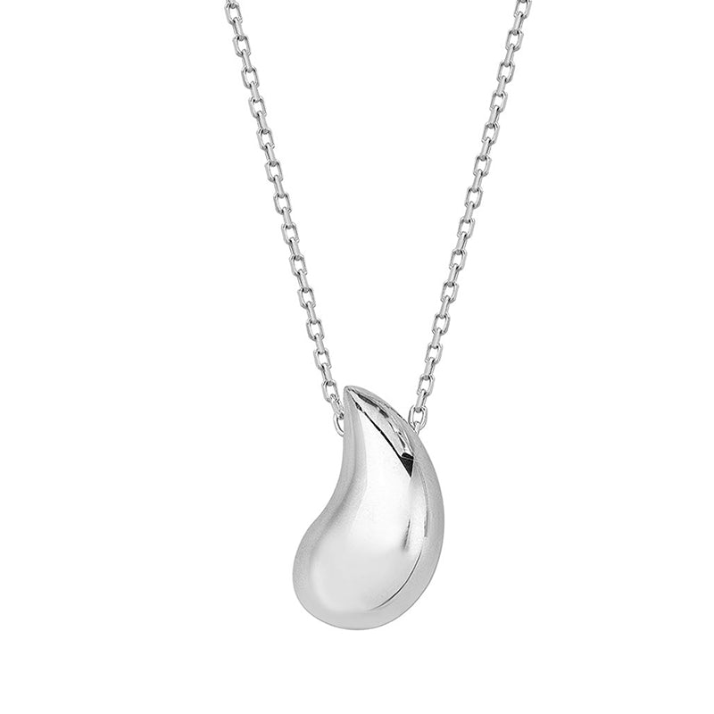 Bulbous Teardrop Pendant 8x14mm