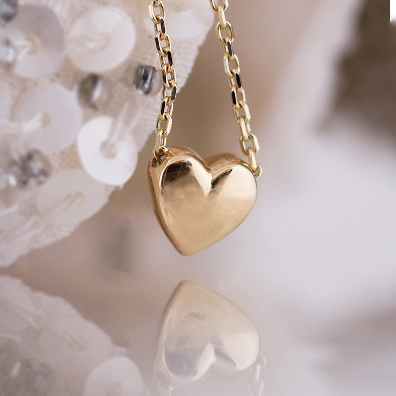 Sliding Heart Necklace