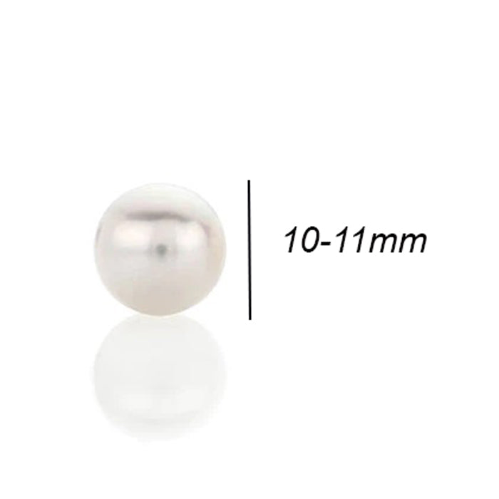 Freshwater Pearl Stud Earrings 10-10.5mm