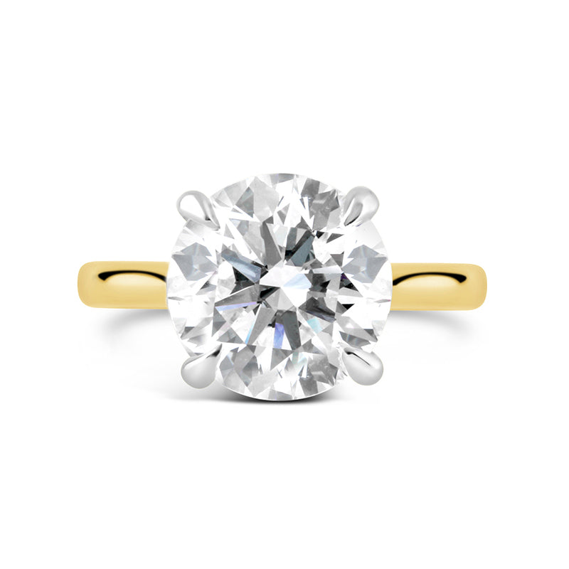 Round Brilliant Solitaire Engagement Ring 5.04ct