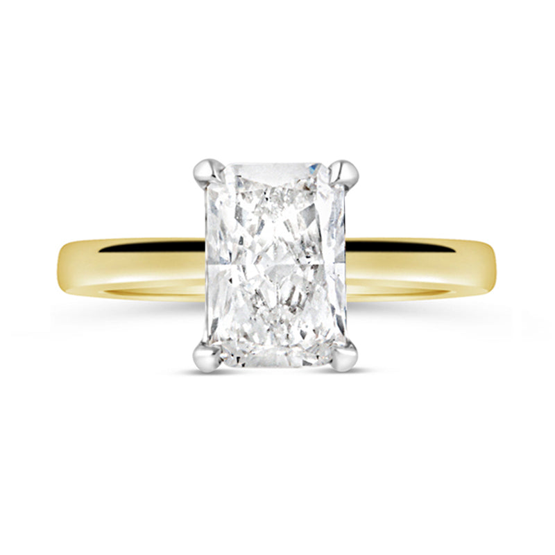Radiant Cut Solitaire Engagement Ring 1.30ct