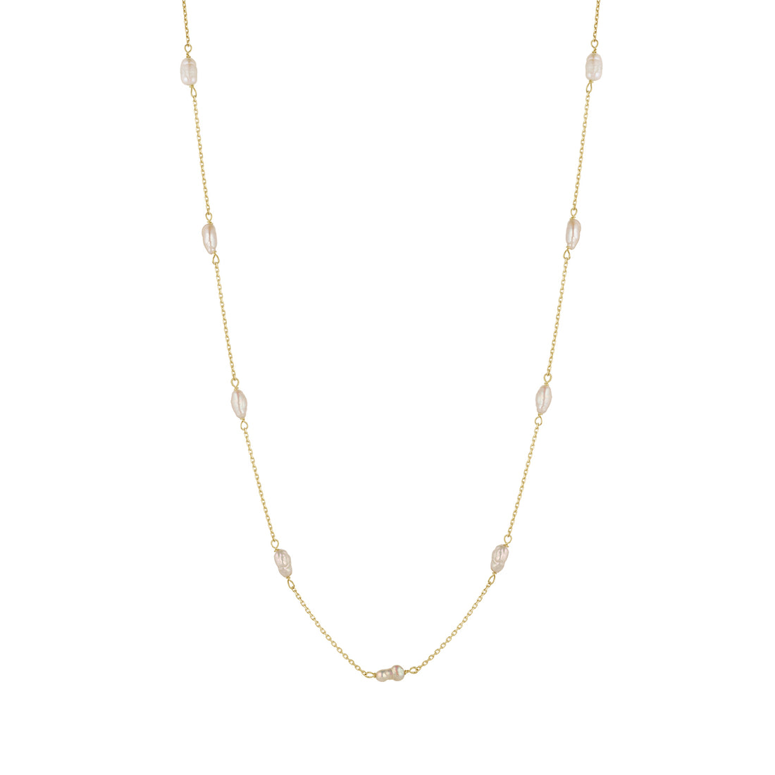 Freshwater Pearl Station Necklace