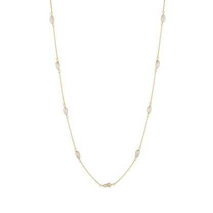 Freshwater Pearl Station Necklace