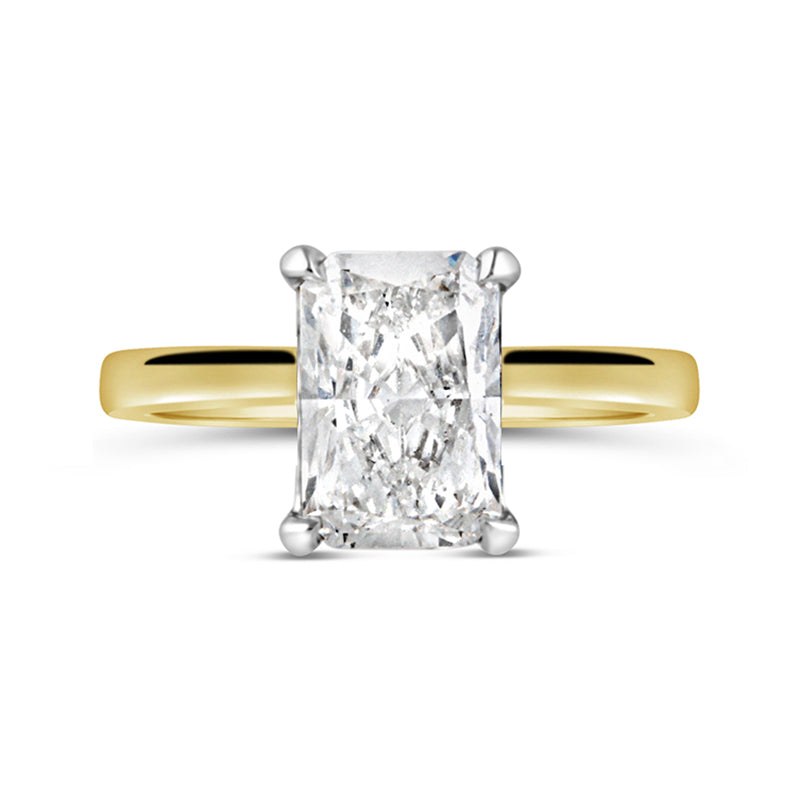 Radiant Cut Solitaire Engagement Ring 2.09ct
