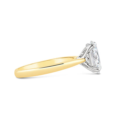 Oval Cut Diamond Solitaire Ring 2.04ct