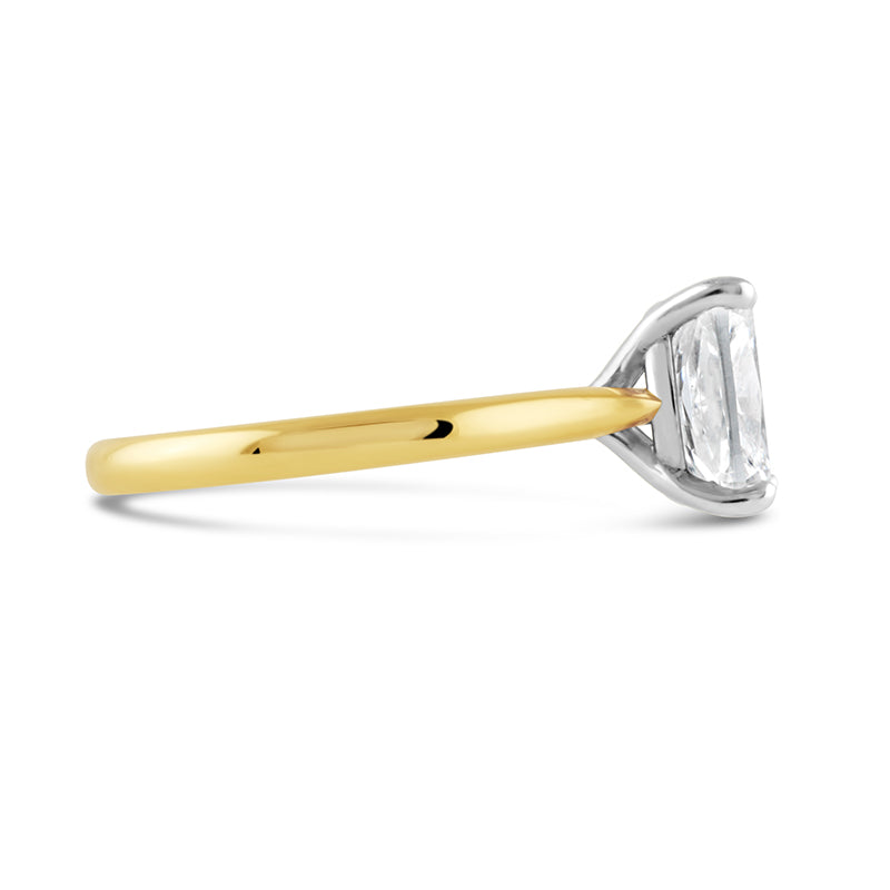 Round Brilliant Solitaire Diamond Ring 3.34ct