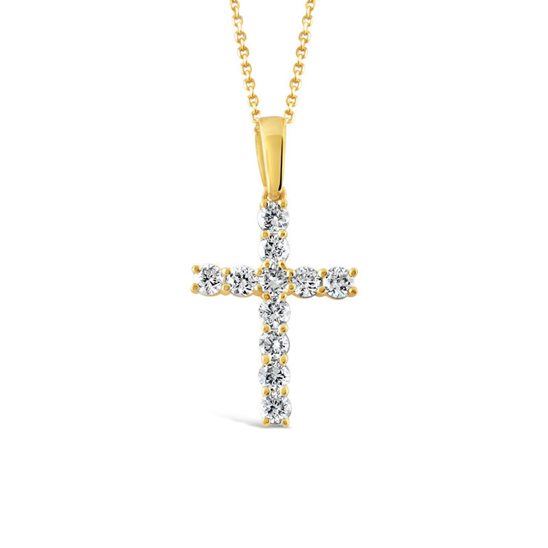 Diamond Cross Pendant 0.49ct