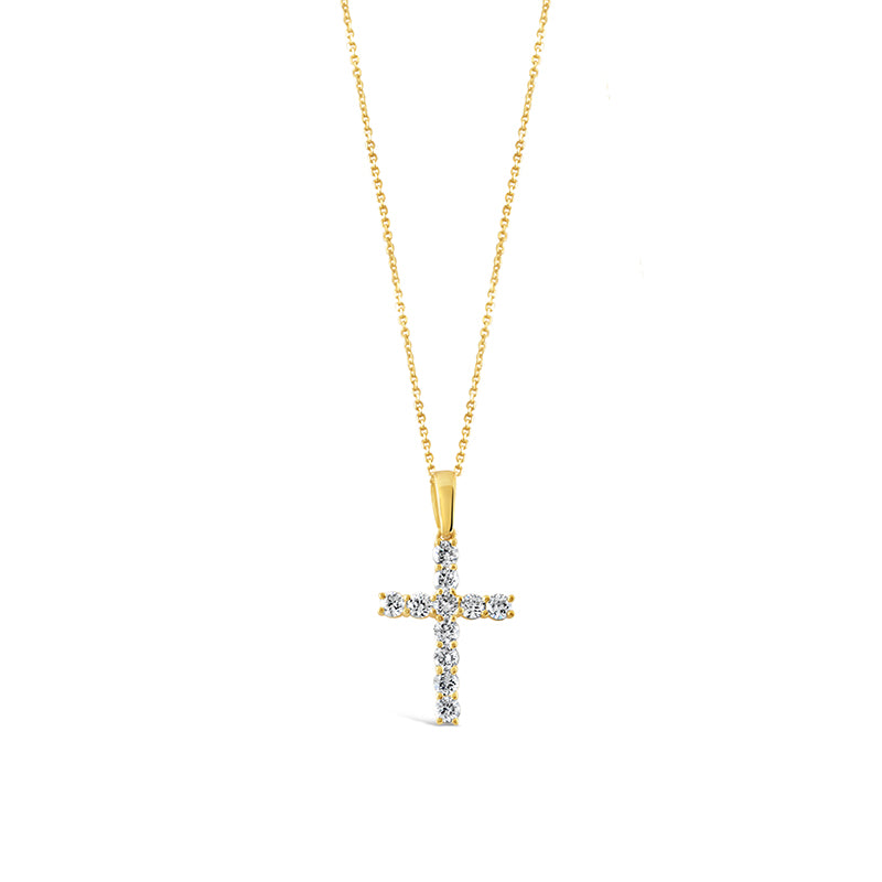Diamond Cross Pendant 0.49ct