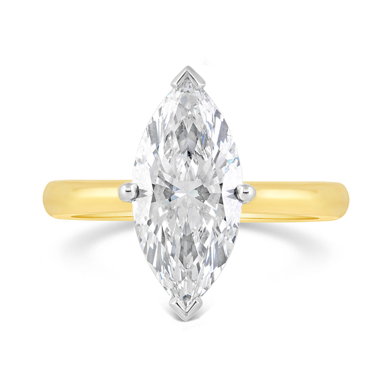 Marquise Solitaire Engagement Ring 2.00ct