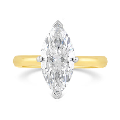 Marquise Solitaire Engagement Ring 2.00ct