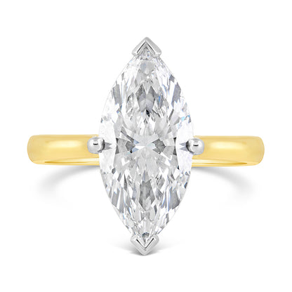Marquise Solitaire Engagement Ring 3.00ct