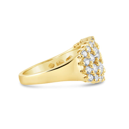 Quadruple Row Diamond Ring 2.00ct