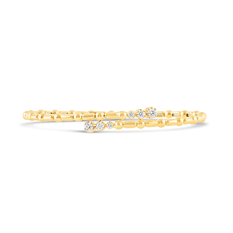 Diamond Fancy Bypass Bangle 0.40ct