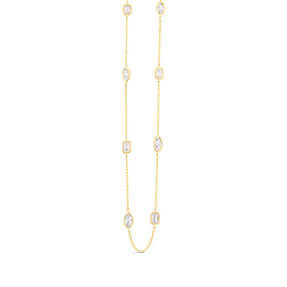 Marquise and Emerald Cut Station Neckpiece 2.05ct