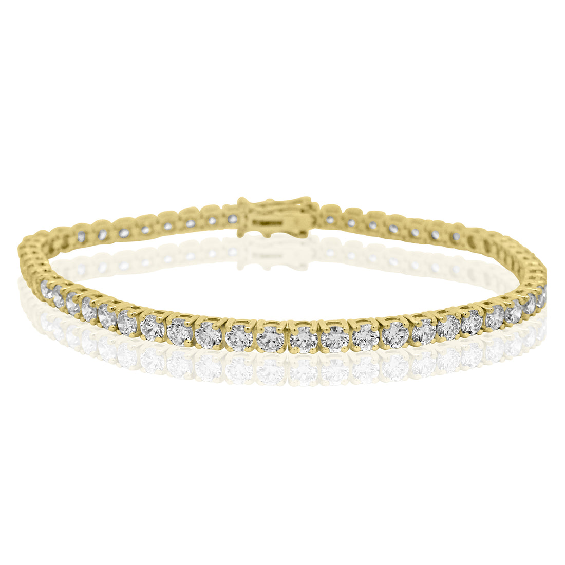 Round Brilliant Cut Diamond Tennis Bracelet 11.24ct