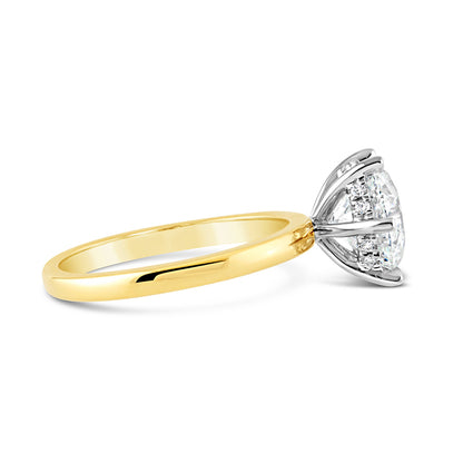 Six Claw Round Brilliant Solitaire Classic Engagement Ring 2.57ct