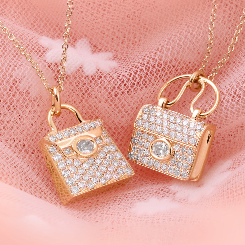 Diamond Handbag Pendant .71ct