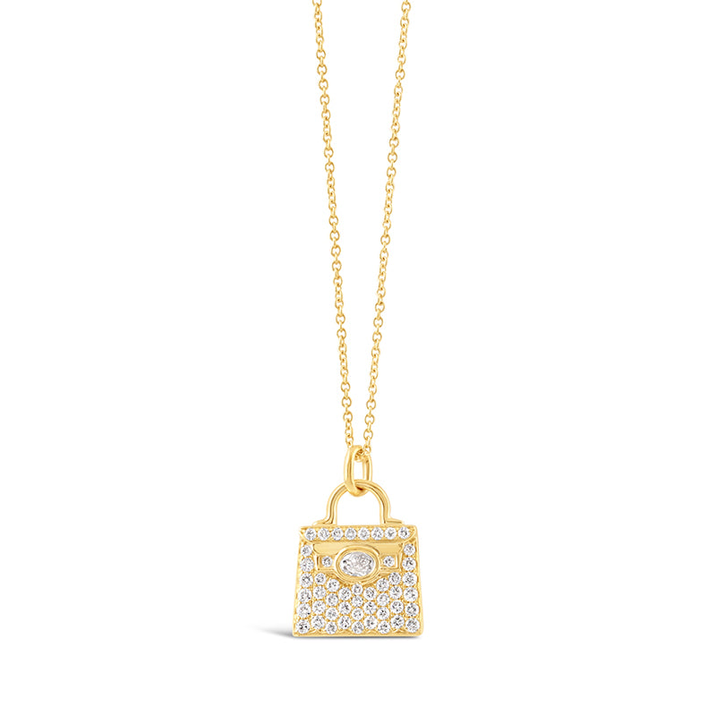 Diamond Handbag Pendant .71ct