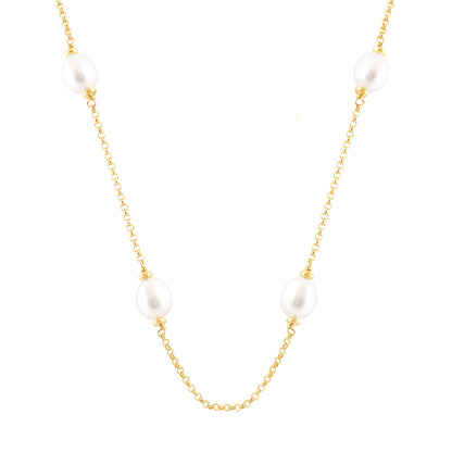 Berry Mini Pearl Necklace (9mm) - 50cm