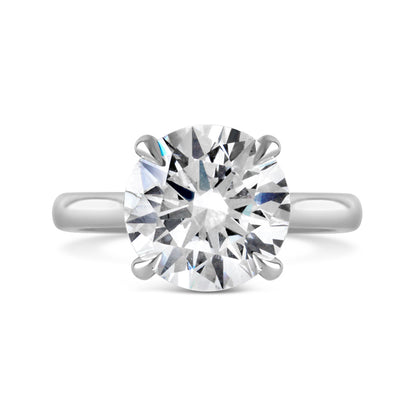 Round Brilliant Solitaire Engagement Ring 4.03ct