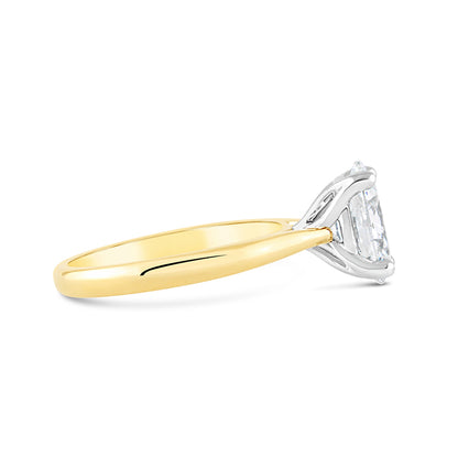 Oval Diamond Solitaire Ring 2.03ct