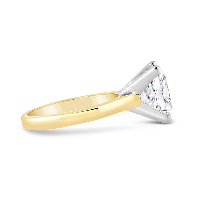 Princess Cut Solitaire Ring 5.08ct
