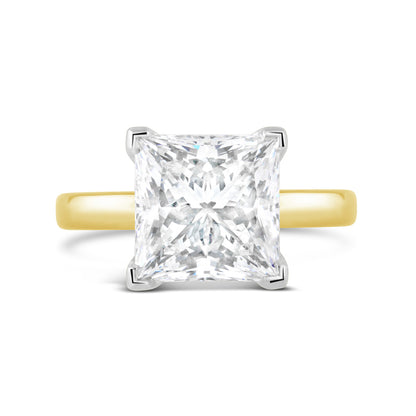Princess Cut Solitaire Ring 5.08ct