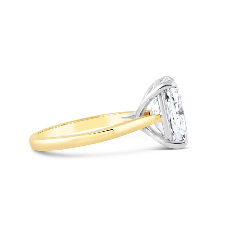 Cushion Cut Diamond Solitaire Ring 5.06ct