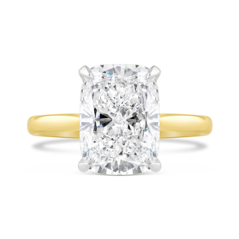 Cushion Cut Diamond Solitaire Ring 5.06ct