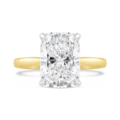Cushion Cut Diamond Solitaire Ring 5.06ct