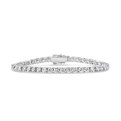 Round Brilliant Cut Diamond Tennis Bracelet 10.00ct