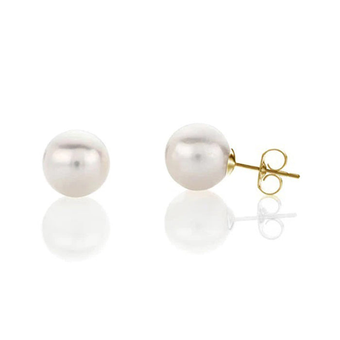 Japanese Akoya Pearl Stud Earrings 6.5-7mm