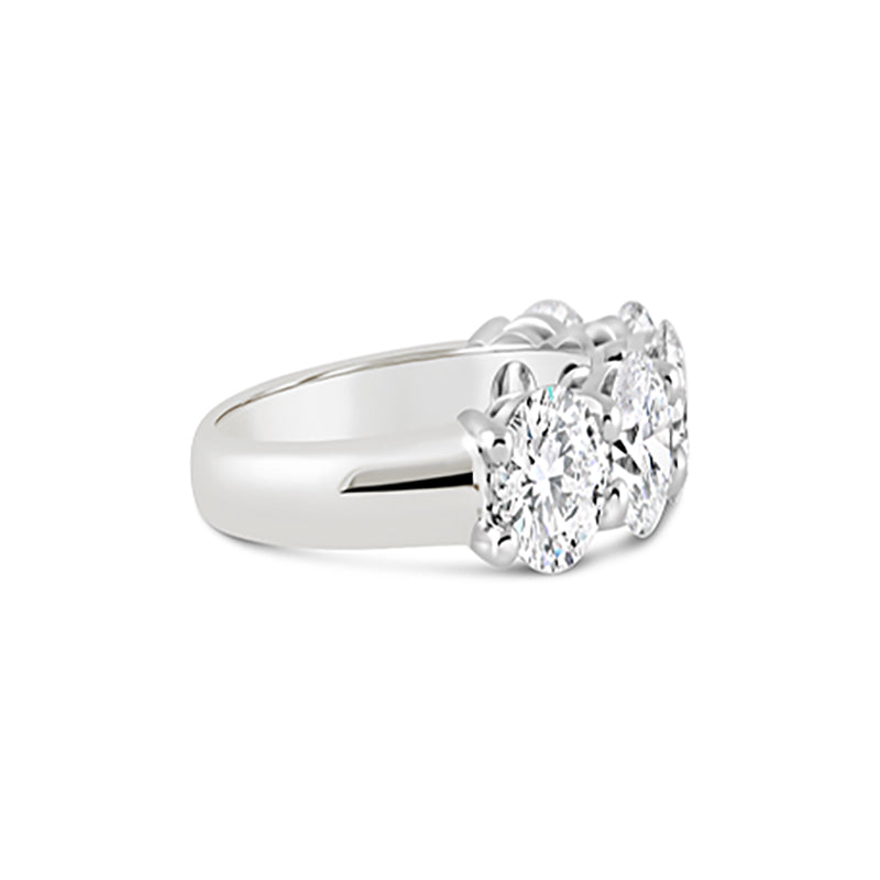 Round Brilliant Five Stone Eternity Ring 1.58ct