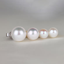Load image into Gallery viewer, Rocks Japanese Akoya Pearl Stud Earrings - 7-7.5mm