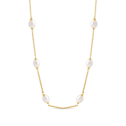Berry Mini Pearl Necklace (10mm) - 45cm