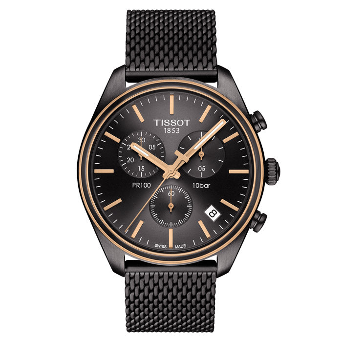Tissot PR 100 Chronograph Watch -  T1014172306100 - 41mm